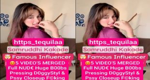 Tequilaa Aka Samruddhi Kakade – Nude Famous Instagram Influencer – Paid App Collection