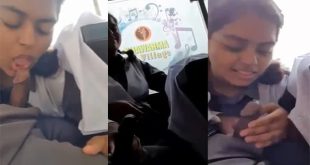 Teen Student Deep Blowjob In School Bus – Desi Tales Porn